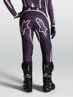 Spodnie cross damskie Alpinestars MX Stella Fluid Apex V2 różowe