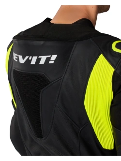 Kombinezon motocyklowy jednoczęściowy REV’IT! Argon 3 czarno-fluo żółty