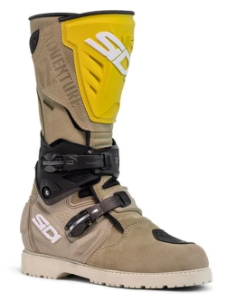 Buty motocyklowe Sidi Adventure 2 Gore-Tex brązowo-żółte