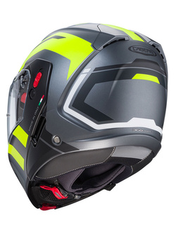 Kask szczękowy Caberg Horus X czarno-szaro-żółty