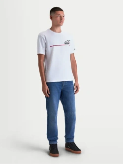 Koszulka z krótkim rękawem Alpinestars P1 CSF biała