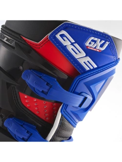 Buty enduro dziecięce Gaerne GX-J czerwono-biało-niebieskie