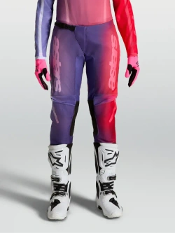 Spodnie cross damskie Alpinestars MX Stella Fluid Kepler fioletowo-czerwone