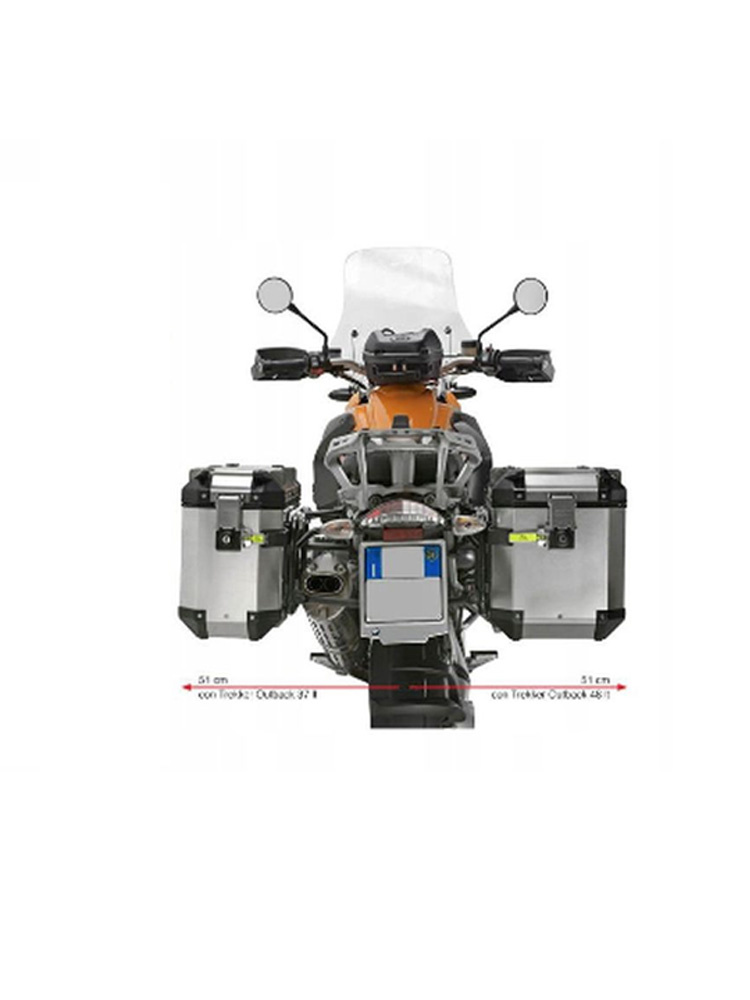Stelaż kufrów bocznych Monokey Cam-Side Kappa BMW R 1200 GS (04-12)/ Adventure (06-13)