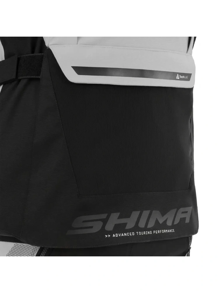 Kurtka motocyklowa tekstylna Shima Hero 3.0 G2 szaro-czarna