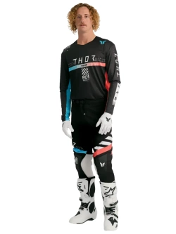 Bluza enduro Thor Sportmode Synth czarna