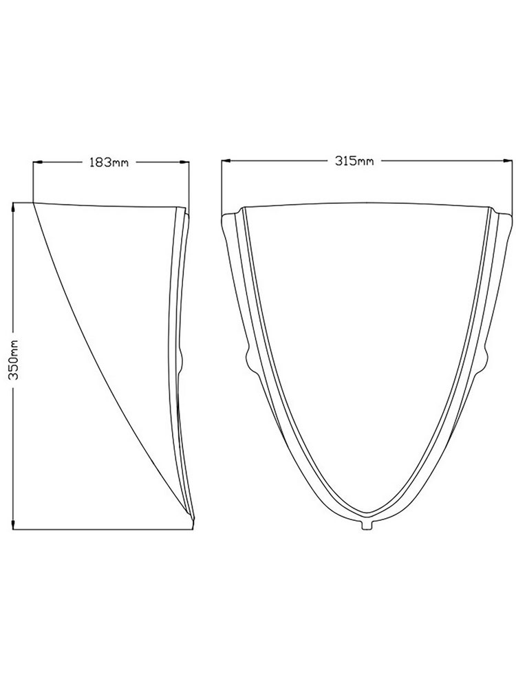 Szyba sportowa PUIG Aprilia RSV4/ Factory (21-) lekko przyciemniana