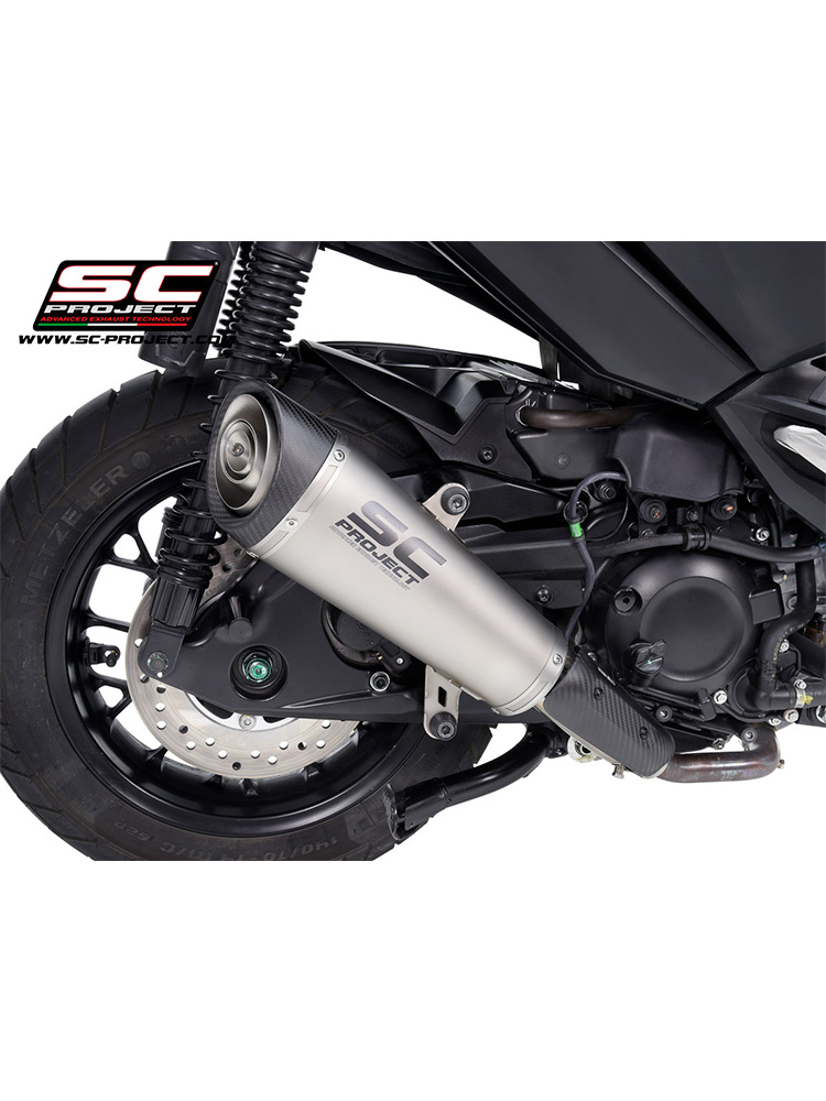 Tłumik motocyklowy SC-Project S2 Honda ADV 350 (22-24) tytan