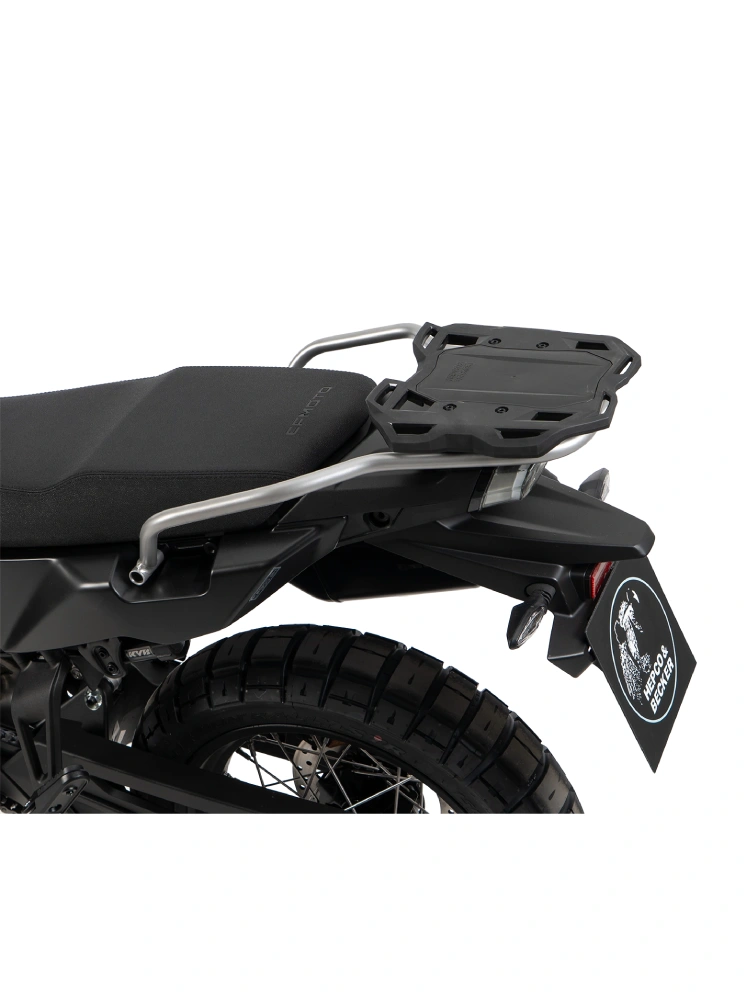 Zestaw: stelaż Smartrack z kufrem centralnym czarno-srebrnym Hepco&Becker Xcore CF Moto 1000 MT-X (26-)