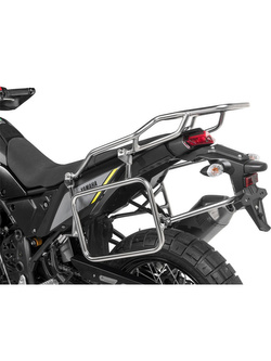 Stelaż kufrów bocznych ZEGA Evo, Pro, Pro2, Mundo Touratech Yamaha Tenere 700 (19-)/ World Raid (22-) srebrny