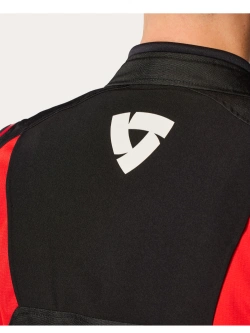 Kurtka motocyklowa tekstylna REV’IT! Control H2O czarno-czerwona