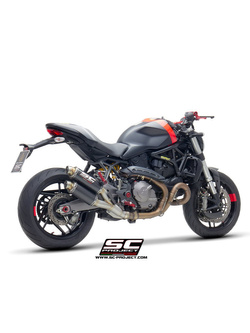 Podwójny tłumik SC-Project Twin GP Carbon (Slip on) - Ducati Monster 821 [18-20]