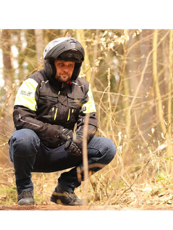 Jeansowe spodnie motocyklowe TRILOBITE Parado Slim Fit ciemny niebieski