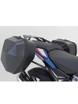 Zestaw: kufry boczne plastikowe Urban ABS + stelaże SLC Sw-Motech BMW R 1200 R (14-18), R 1250 R (18-25)/ RS (18-) [pojemność: 2 x 16,5l]
