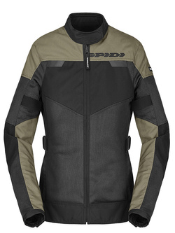 Kurtka motocyklowa damska tekstylna Spidi Tour Net czarno-zielona