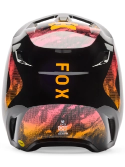 Kask enduro Fox V1 Kairos czarno-pomarańczowy