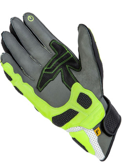 Rękawice motocyklowe Rebelhorn ST Short czarne-fluo żółte