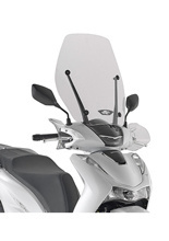 Szyba do skutera Kappa Piaggio/ Honda (wybrane modele) przezroczysta [mocowanie Piaggio dostępne osobno]