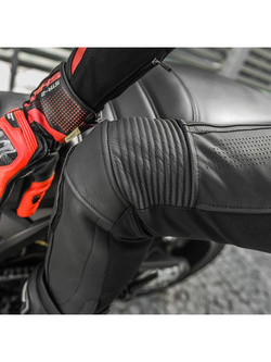 Spodnie motocyklowe skórzane Shima Chase czarne