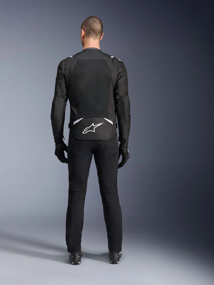 Kurtka motocyklowa tekstylna Alpinestars T-SPS Air V2 czarno-biała