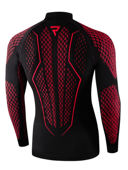 Bluza termoaktywna Rebelhorn Therm II czarno-czerwona