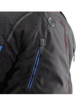 Kurtka motocyklowa tekstylna Dainese Super Adventure Absoluteshell czarno-niebieska