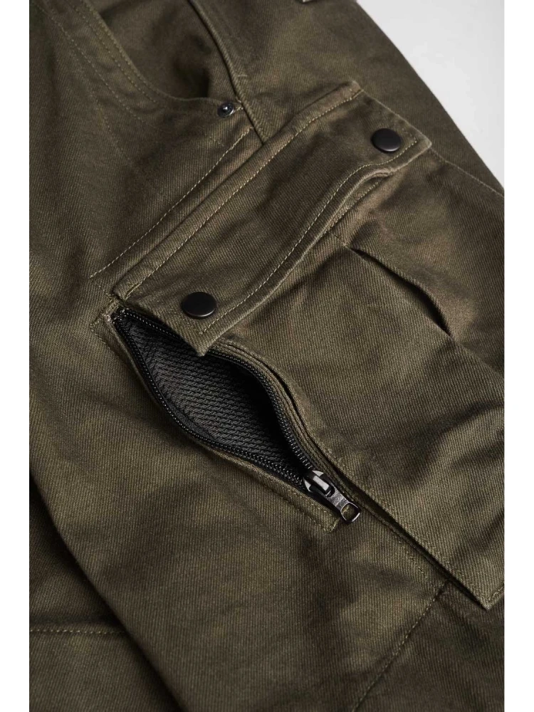 Jeansy motocyklowe Pando Moto Mark AAA zielone