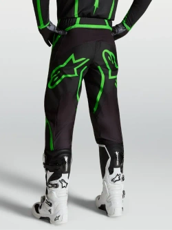 Spodnie cross Alpinestars MX Fluid Apex V2 czarno-zielone