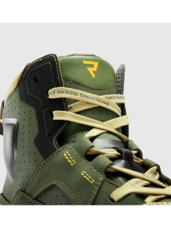 Buty motocyklowe Rebelhorn Vandal II zielono-czarno-pomarańczowe