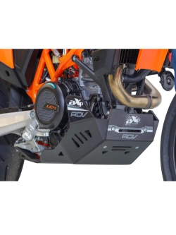 Płyta pod silnik AXP Racing Adventure KTM 690 Enduro R/690 SMC R (26-), Husqvarna 701 Enduro/701 Supermoto (26-) czarna