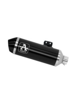 Tłumik Arrow Urban [Aluminium "Dark" + Nichrom "Dark"] - Yamaha N-Max 125 / 155, Tricity 125 [17-20]