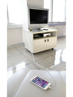 Kabel USB Lampa z wyjściem typu Lighting 200 cm biały