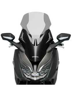 Szyba motocyklowa turystyczna PUIG V-Tech Honda Forza 125 (21-), Forza 350 (21-) lekko przyciemniana