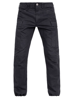 Spodnie motocyklowe tekstylne John Doe Regular Cargo Mono czarne