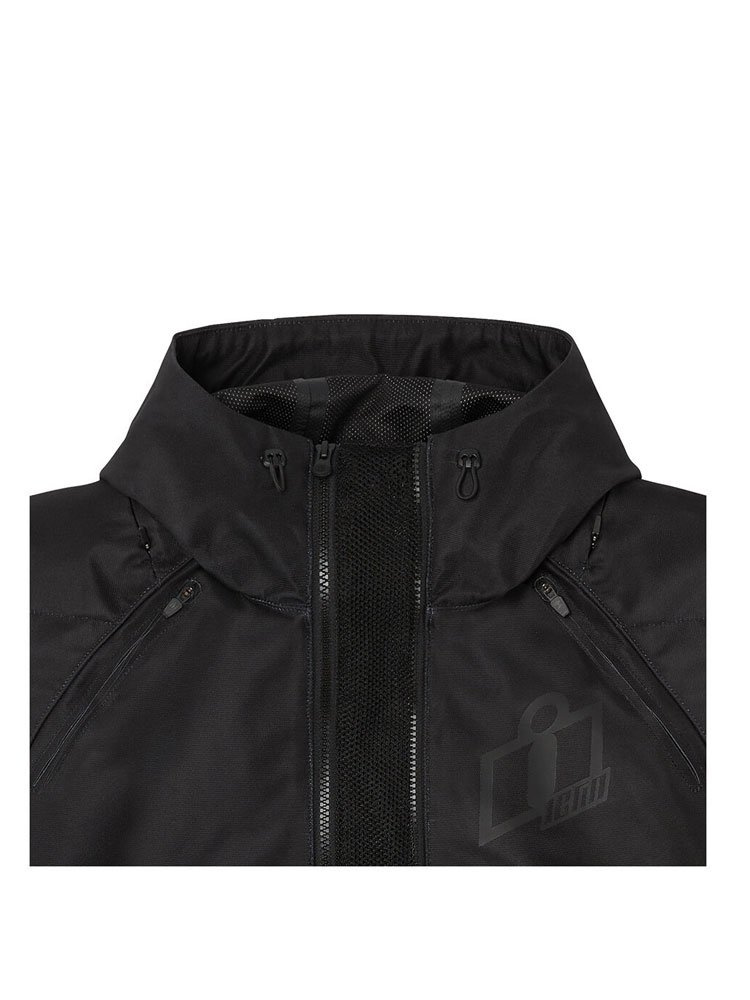 Kurtka motocyklowa tekstylna Icon Airform czarna