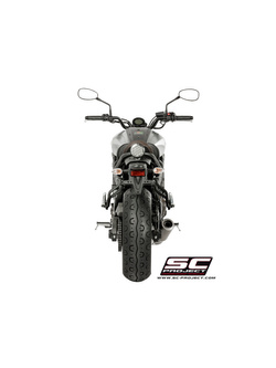 Pełny układ wydechowy 2-1, SC-Project CR-T Titanium - Yamaha XSR 700 [16-20]