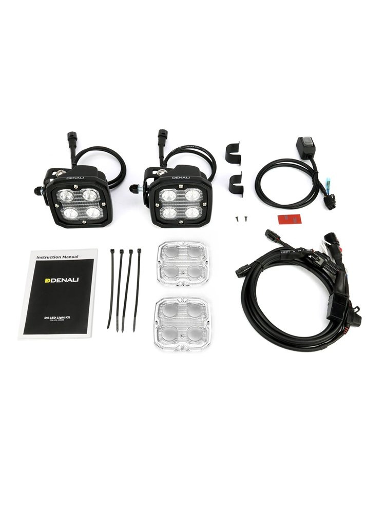 Zestaw lamp LED DENALI 2.0 D4 TriOptic z technologią DataDim + soczewki bursztynowe