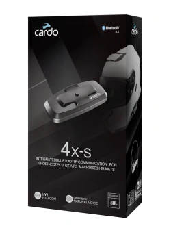 Interkom motocyklowy Cardo 4X-S do kasków Shoei GT-Air 3, Neotec 3, J-Cruise 3