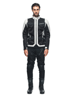 Kurtka motocyklowa tekstylna Dainese Desert Tex szaro-czarna