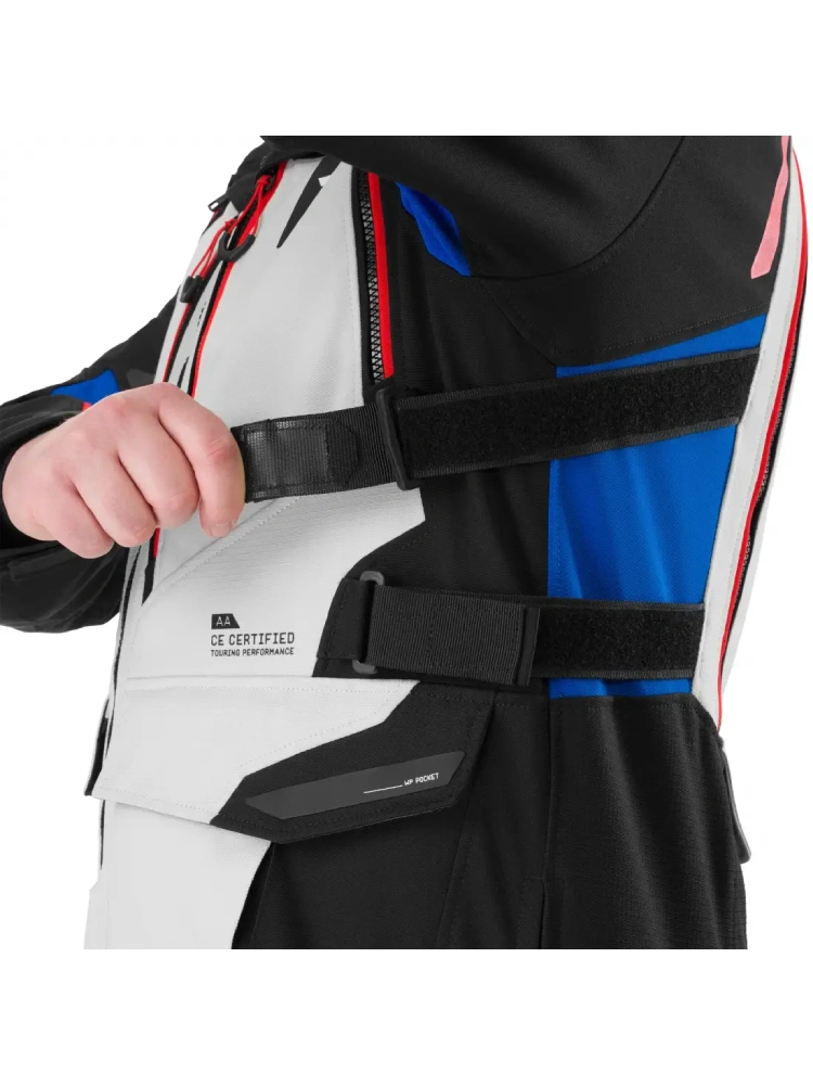 Kurtka motocyklowa tekstylna Shima Dune 2.0 G2 czarno-biało-niebieska