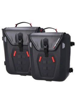 Sakwy motocyklowe wodoodporne SysBag WP M/M SW-Motech + stelaże SLC Husqvarna Svartpilen (23-)/ Vitpilen 401 (23-25) [poj.: 2 x 17-23l]