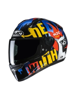 Kask integralny HJC C10 Fop czarno-niebieski