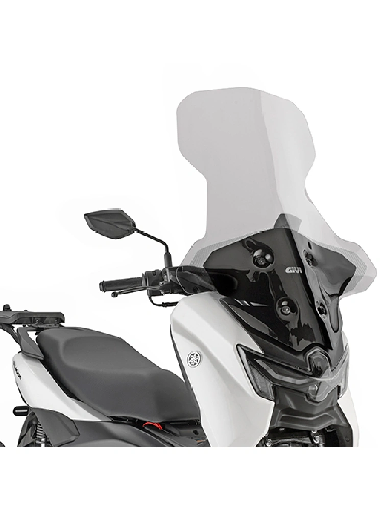 Szyba do skutera GIVI Yamaha N-Max 125 (25-) przezroczysta [mocowanie w zestawie]