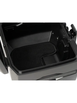 Kufer centralny plastikowy Hepco&Becker Xcore montowany na stelażu Smartrack czarno-srebrny (pojemność: 40 l)