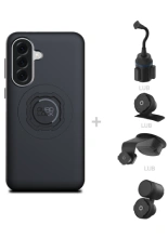 Zestaw do samochodu: etui MAG na telefon Samsung Galaxy A37 (magnetyczne) oraz mocowanie Quad Lock