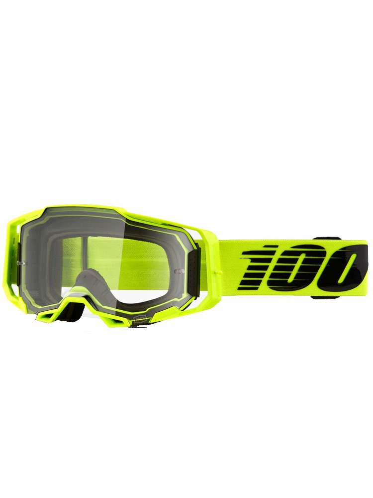 Gogle motocyklowe 100% Armega jasnozielone