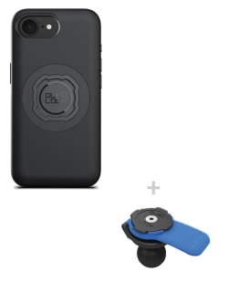 Zestaw: etui MAG na telefon iPhone 16e (magnetyczne) + uchwyt kulowy Quad Lock
