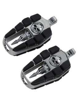 Podnóżki motocyklowe Kuryakyn Zombie srebrno-czarne