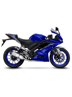 Pełny układ wydechowy LeoVince LV One Evo [Stainless Steel, bez homologacji] do Yamaha MT-125 / YZF-R 125 / XSR 125 [21-]