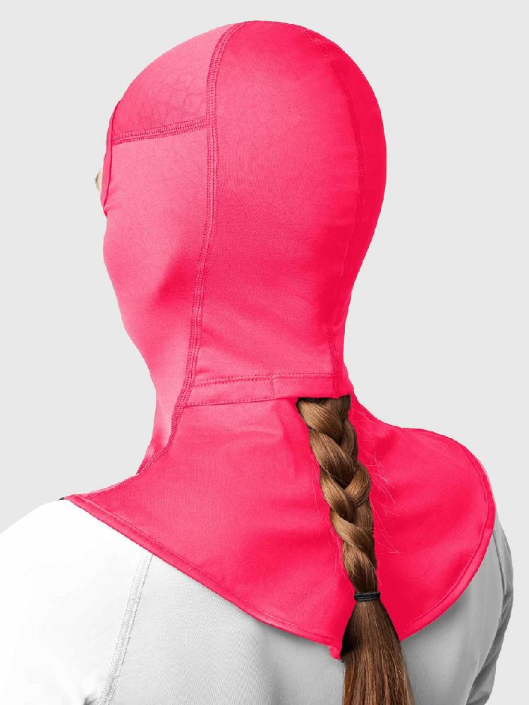 Kominiarka motocyklowa termoaktywna Redline Outlast 2.0 z miejscem na kucyk różowa